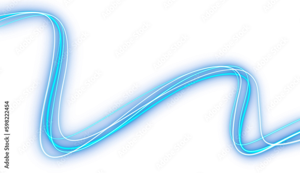 Abstract blue wave light effect Abstract blue wave light effect
