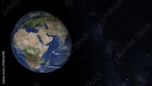 Fototapeta Naklejka Na Ścianę i Meble -  Planet Earth in outer space.