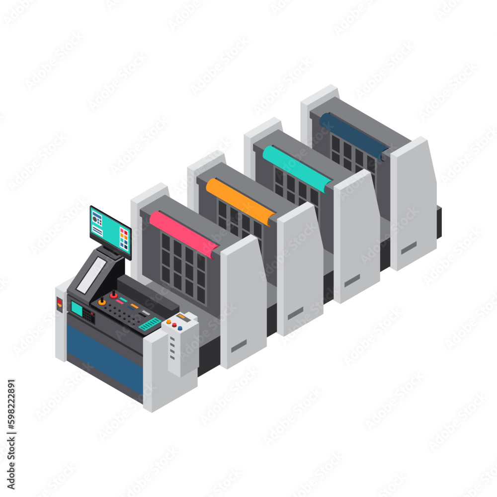Printing Equipment Icon Printing Equipment Icon