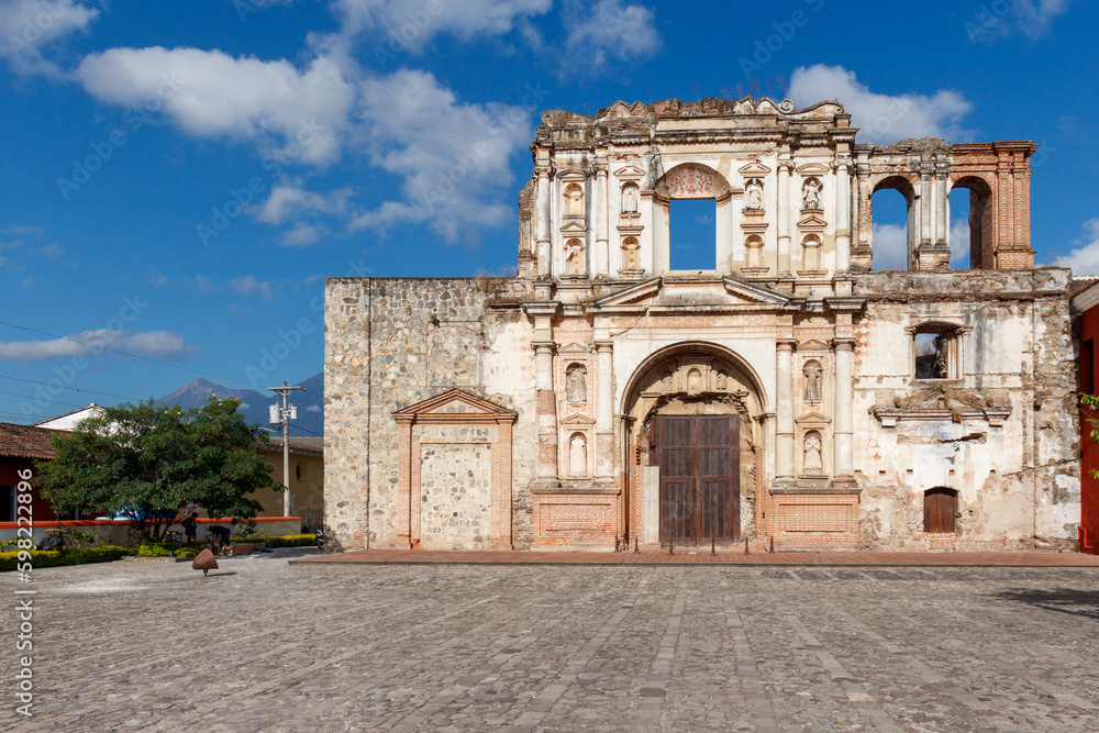 The Church and Convent of the Company or society of Jesus Iglesia y Convento de la Compania de Jesus Antigua Guatemala.