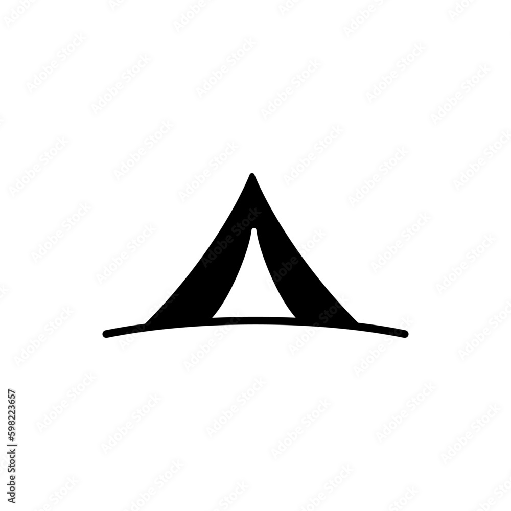 tent icon vector design templates tent icon vector design templates