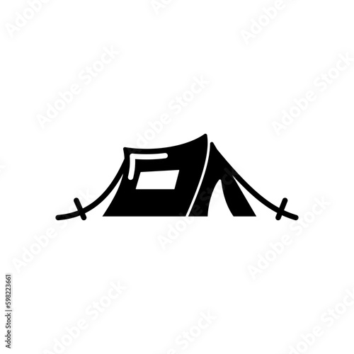 tent icon vector design templates