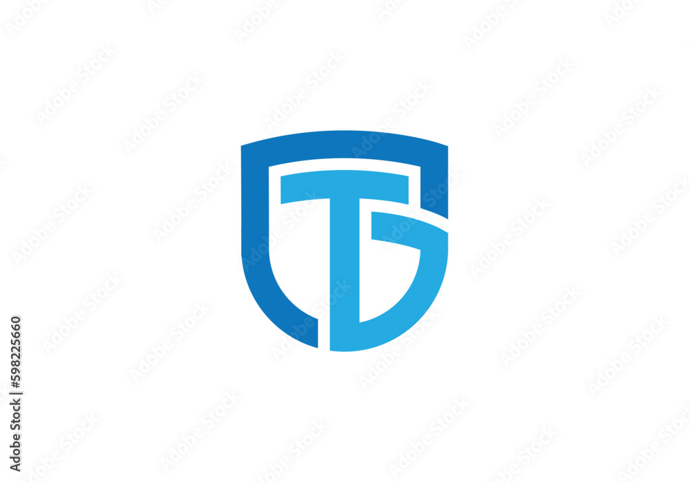 TG logo, TG shield logo, graphic design template TG logo, TG shield logo, graphic design template