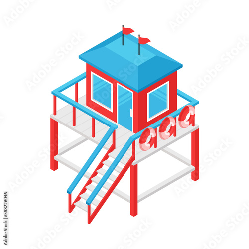 Lifeguard Tower Icon