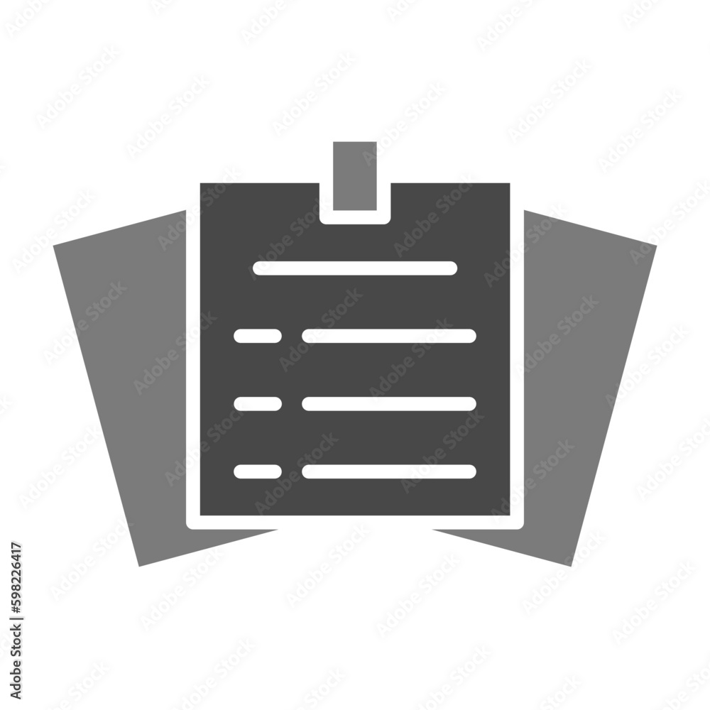 Sticky Notes Greyscale Glyph Icon Sticky Notes Greyscale Glyph Icon