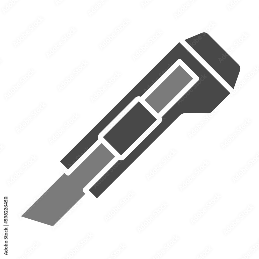 Cutter Greyscale Glyph Icon Cutter Greyscale Glyph Icon
