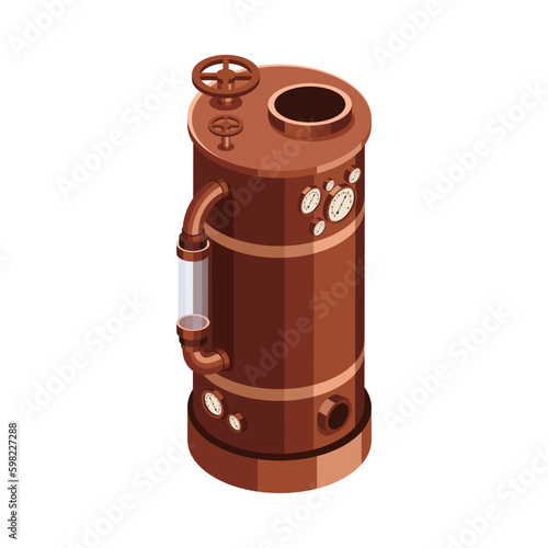 Steampunk Boiler Icon