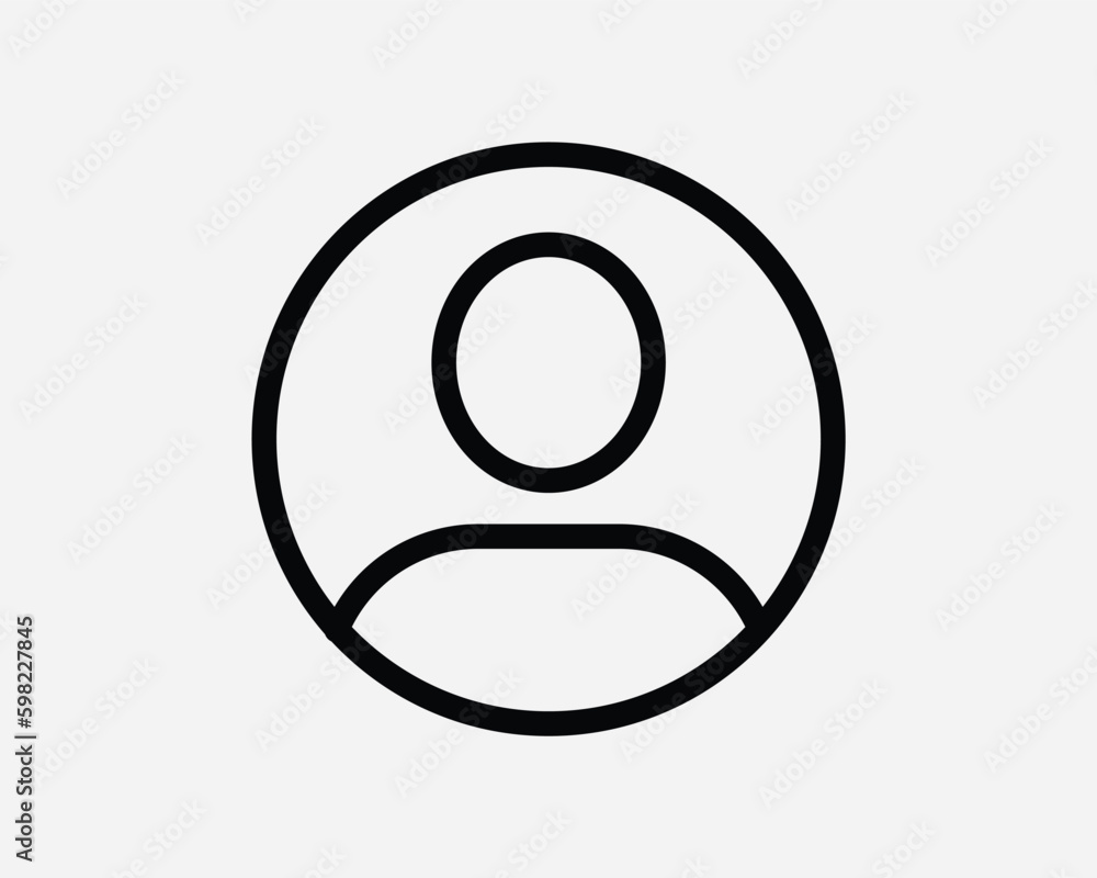 User Profile Line Icon. Login Account Member Character Avatar Person Round Symbol Sign. Thin Outline Vector Graphic Illustration Clipart Cricut Cutout User Profile Line Icon. Login Account Member Character Avatar Person Round Symbol Sign. Thin Outline Vector Graphic Illustration Clipart Cricut Cutout