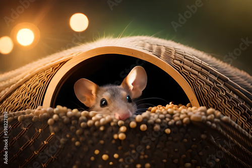 mouse in a mousetrap photo