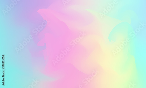 Soft color pastel background. Smooth mesh multicolored gradient. Blurry art brush mixed art