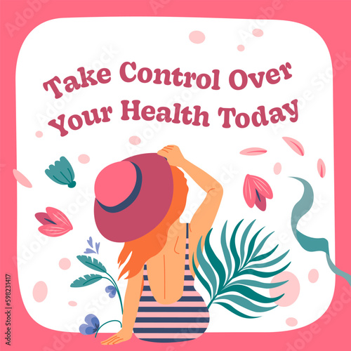 Take control over your health today, ads banner
