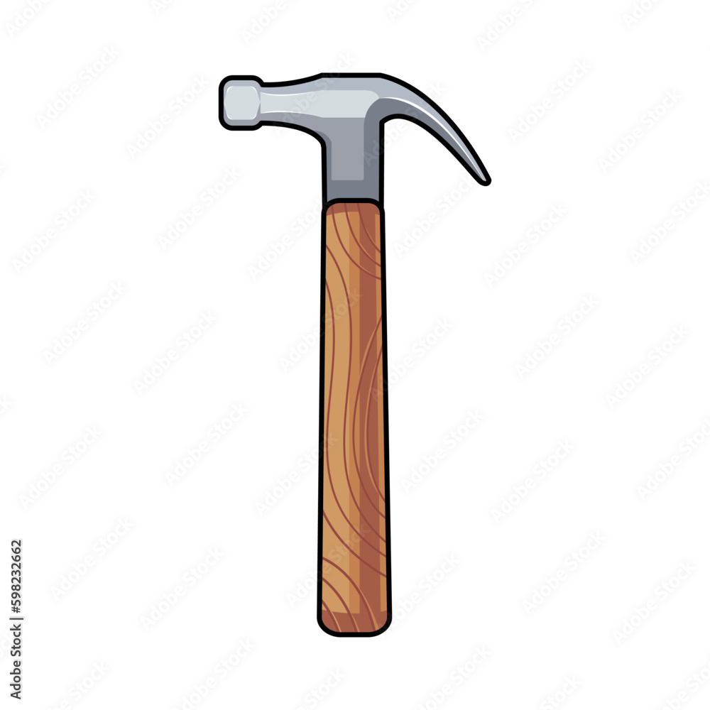 Hammer Vector. Vector graphic illustration of a hammer. Hammer Vector. Vector graphic illustration of a hammer.