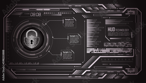 hud Padlock digital security