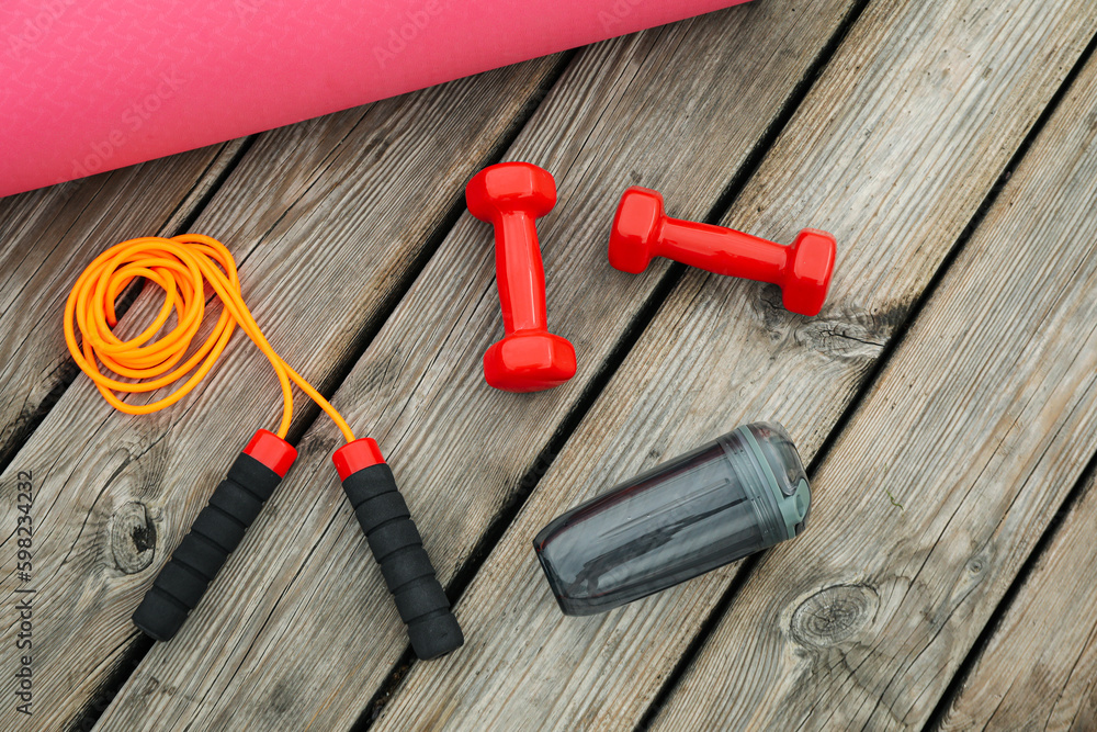 Sport outdoor, concept of health and body care Sport outdoor, concept of health and body care