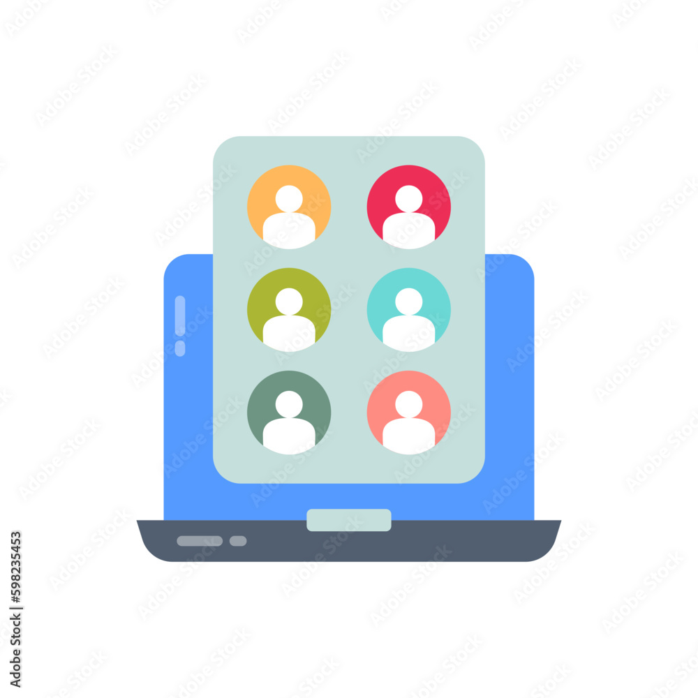 Connecting Online icon in vector. Illustration Connecting Online icon in vector. Illustration