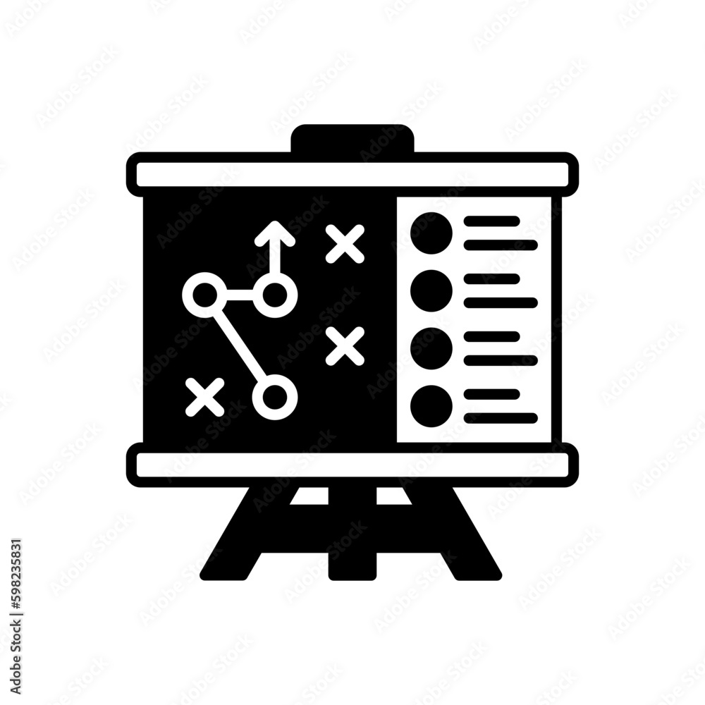 Work Strategy icon in vector. Illustration Work Strategy icon in vector. Illustration