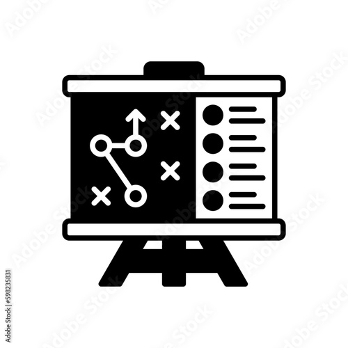 Work Strategy icon in vector. Illustration