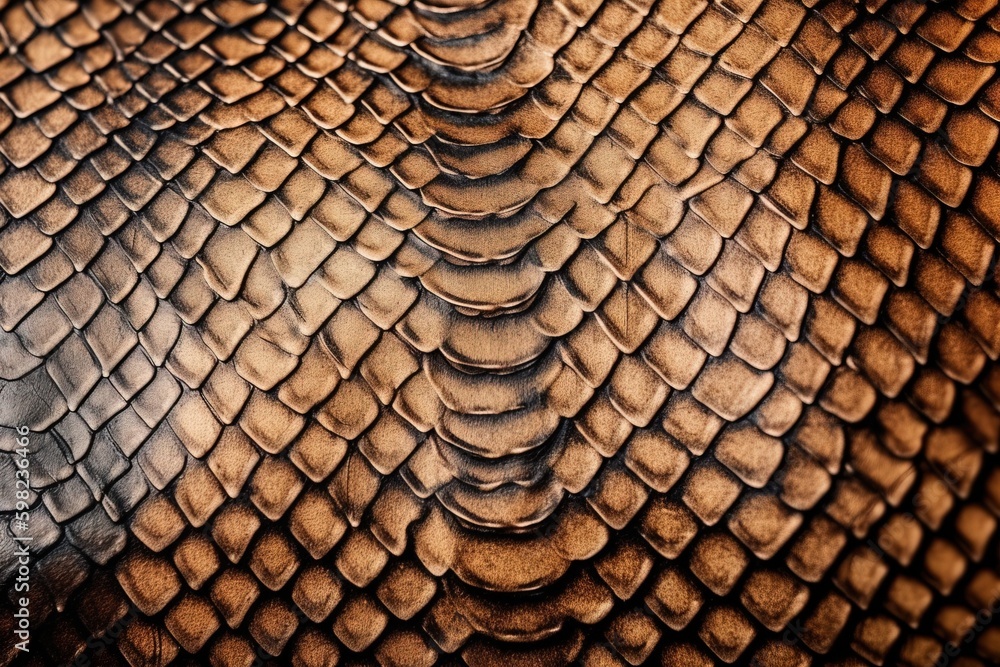 Naklejka premium Snakeskin pattern texture close-u