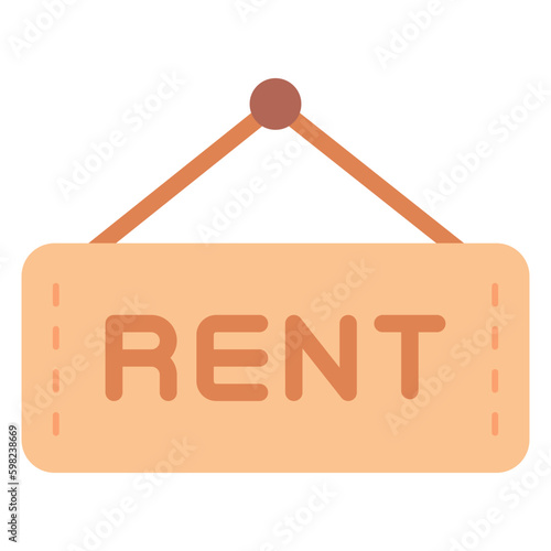 rent sign icon