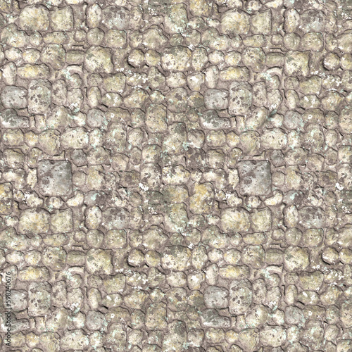 Dirty Stone Wall Texture Seamless  photo
