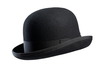 Bowler hat isolated on a white background
