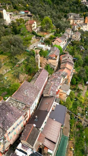 Vertical aerial view. aerial view of the city