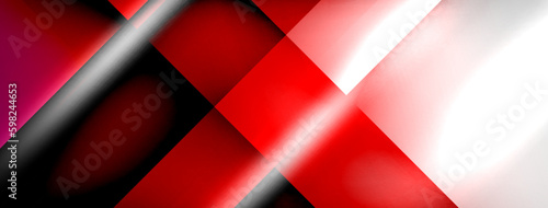 Light and shadow squares and lines abstract background