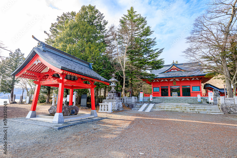 春の赤城神社 群馬県前橋市 Akagi Shrine in spring. Gunma Pref, Maebashi city. 春の赤城神社 群馬県前橋市 Akagi Shrine in spring. Gunma Pref, Maebashi city.