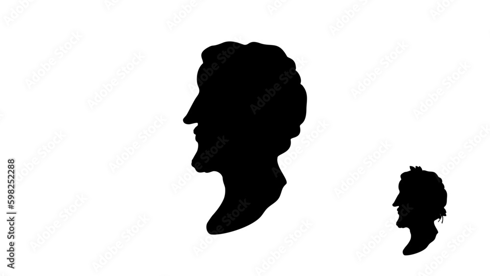 Marcus Aurelius silhouette
