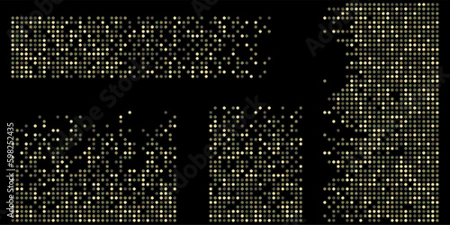 Pixel mosaic. Pixel decay illustration. Falling pixels. Abstract background.