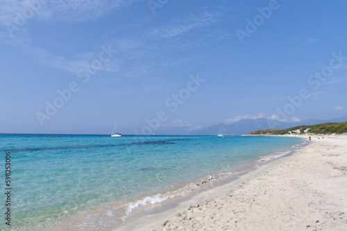 Fototapeta Naklejka Na Ścianę i Meble -  Saleccia beach, Corsica island, France