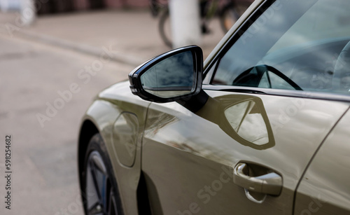 modern car closeup