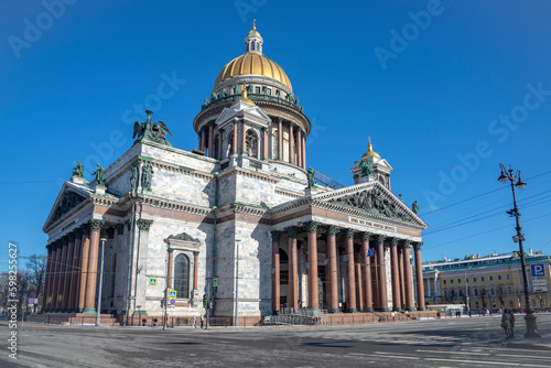 St. Isaac's Cathedral on a spring day, St. Petersburg