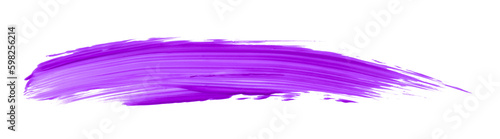 Shiny purple brush isolated on transparent background. purple watercolor png
