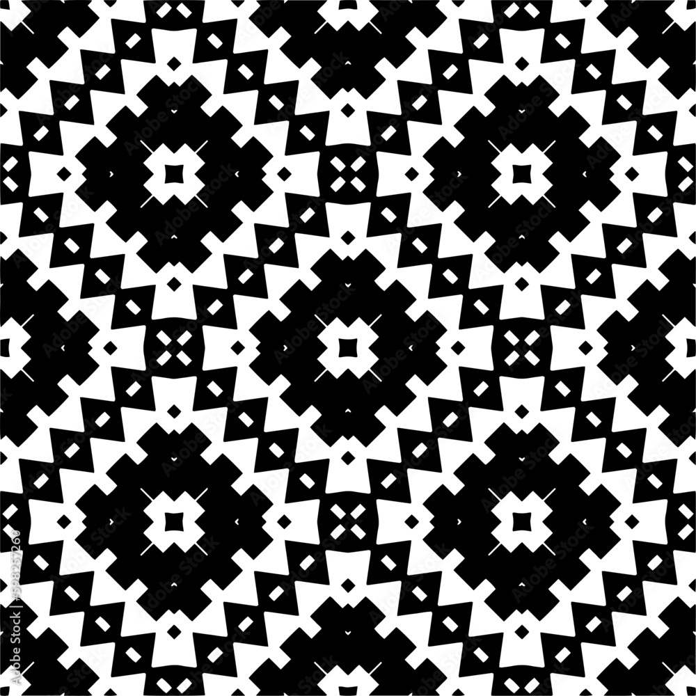 Seamless repeating pattern. Black and white pattern for web page, textures, card, poster, fabric, textile. Seamless repeating pattern. Black and white pattern for web page, textures, card, poster, fabric, textile.