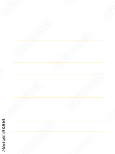 sheet with pencil