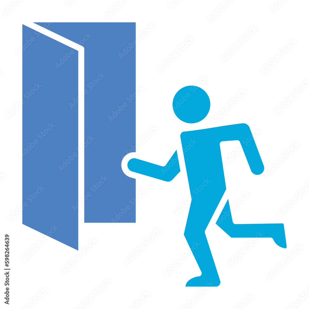 Emergency Exit Icon Emergency Exit Icon