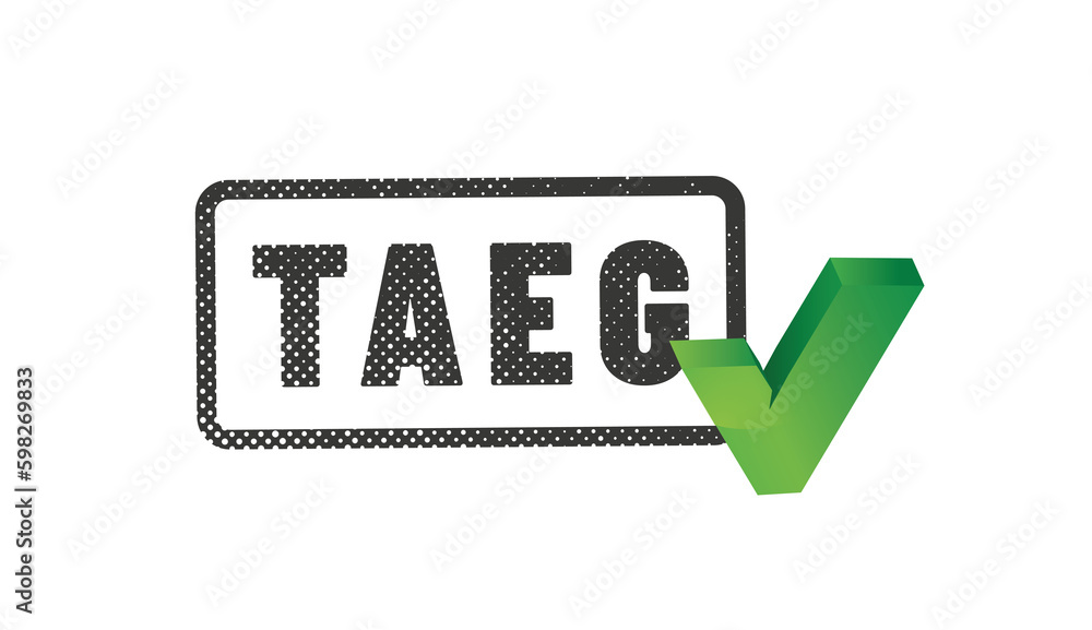 tampon TAEG - taux annuel effectif global (TAEG) tampon TAEG - taux annuel effectif global (TAEG)