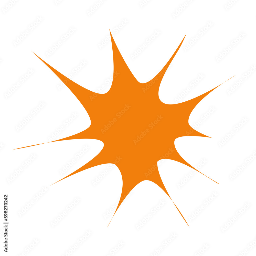 Explosion Shape Illustration Explosion Shape Illustration