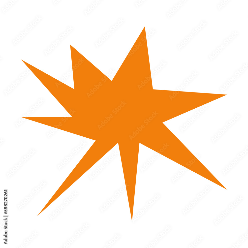 Explosion Shape Illustration Explosion Shape Illustration