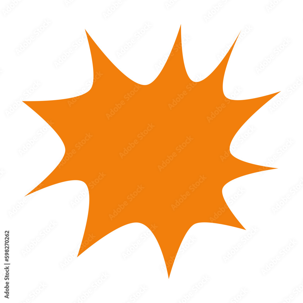 Explosion Shape Illustration Explosion Shape Illustration
