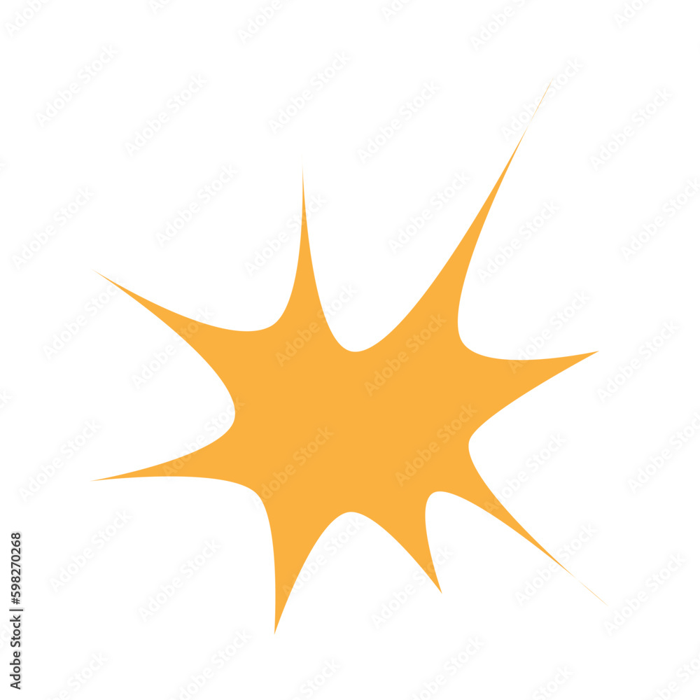 Explosion Shape Illustration Explosion Shape Illustration