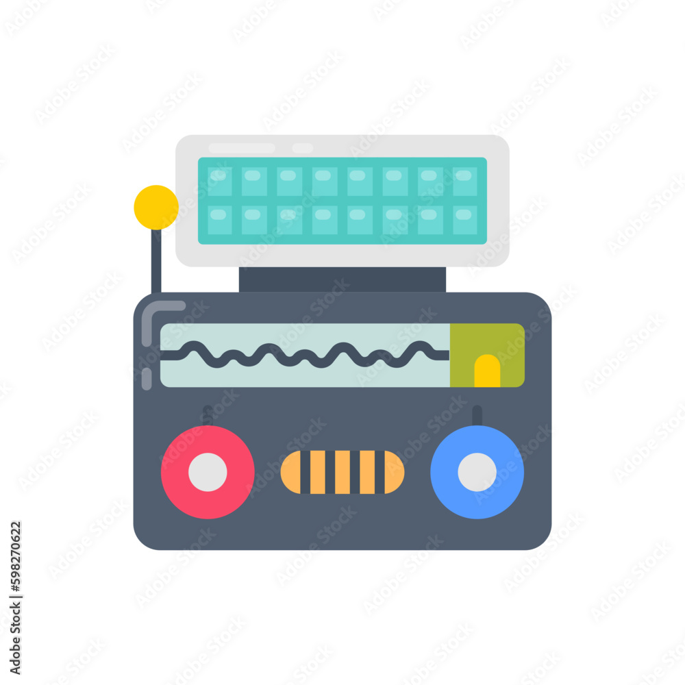 Solar Radio icon in vector. Illustration Solar Radio icon in vector. Illustration
