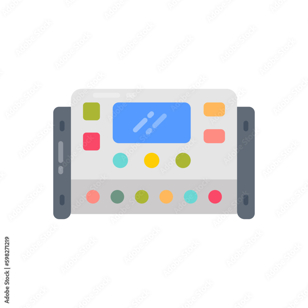 Charger Controller icon in vector. Illustration Charger Controller icon in vector. Illustration