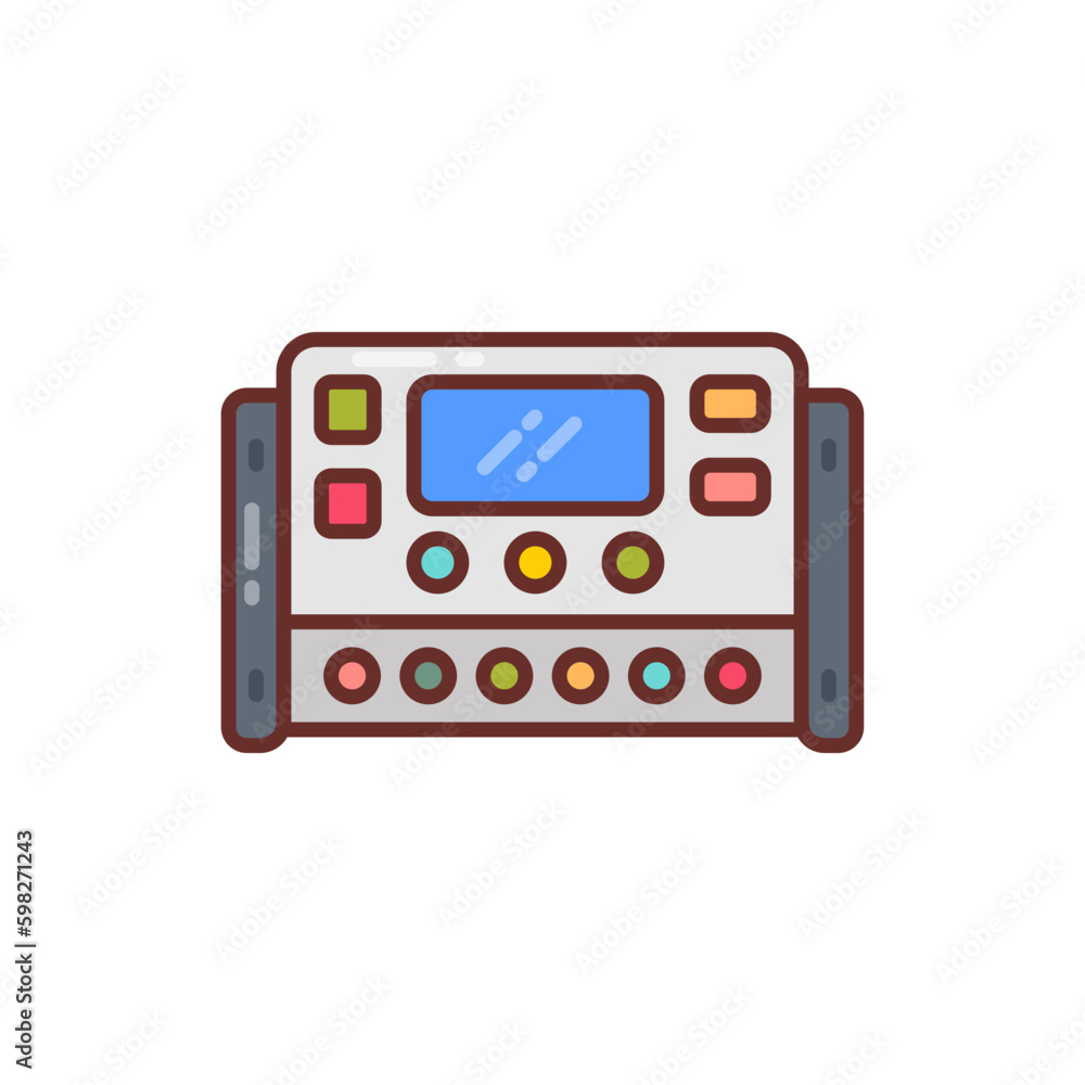 Charger Controller icon in vector. Illustration Charger Controller icon in vector. Illustration