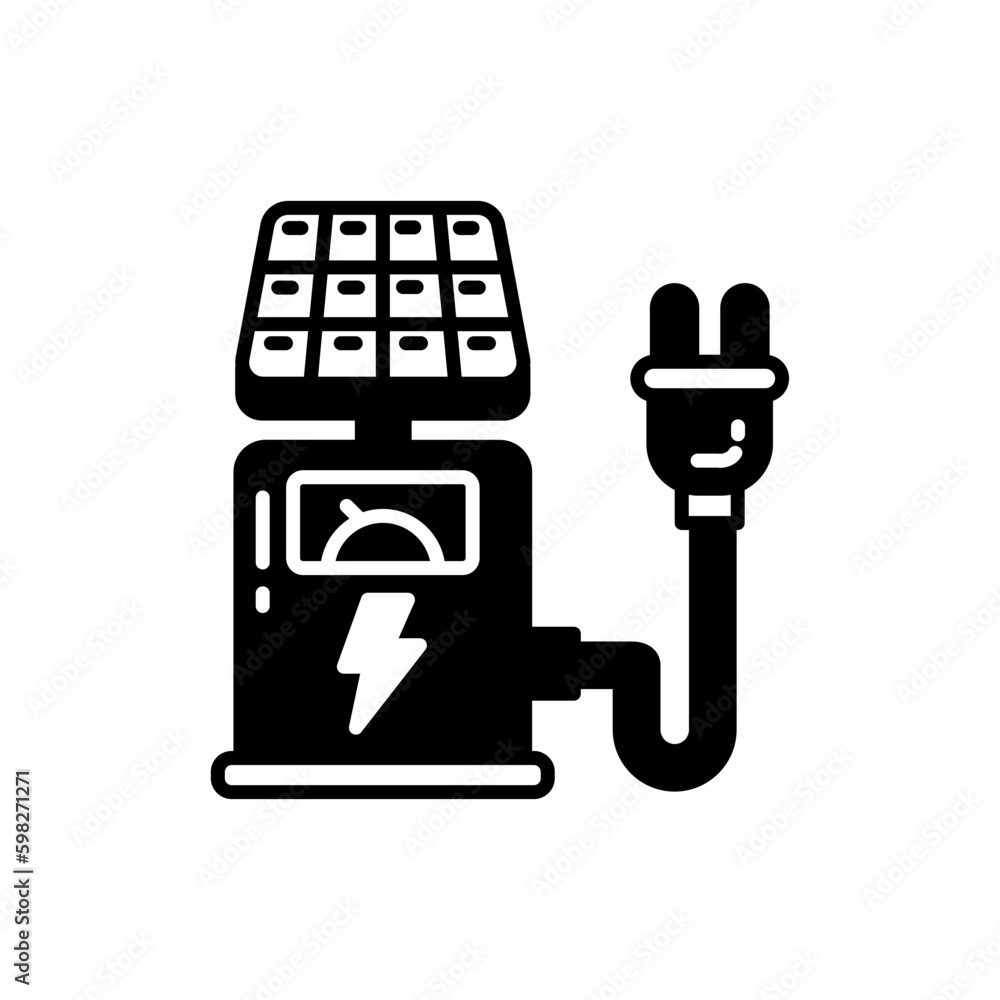 Charging Station icon in vector. Illustration Charging Station icon in vector. Illustration