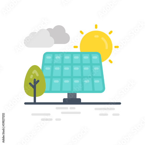 Green Energy icon in vector. Illustration