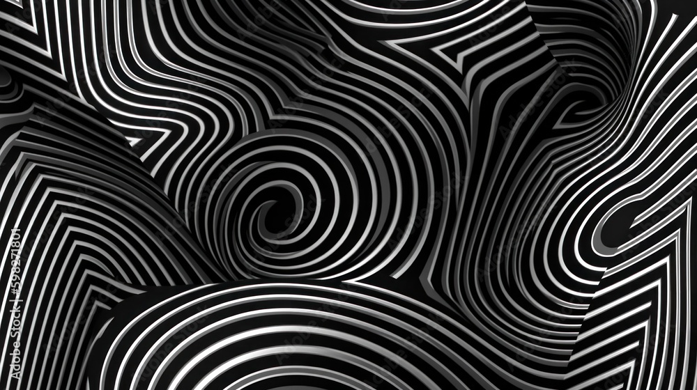 Seamless geometric background. Modern abstract background. AI generative.