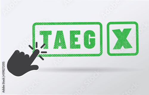 tampon TAEG - taux annuel effectif global (TAEG)