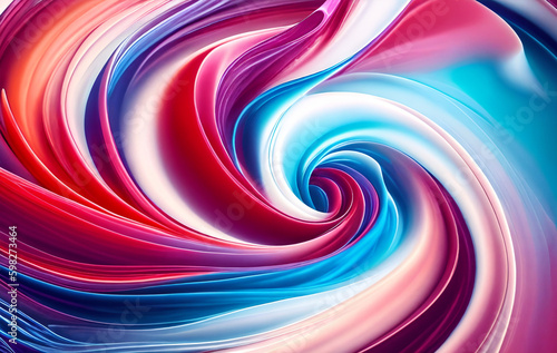 abstract liquid flow swirl background with generative AI technology